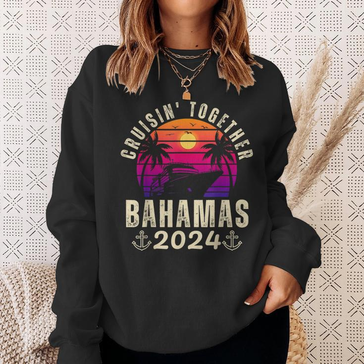 Cruisin Together Bahamas 2024 Family Vacation Caribbean Ship Sweatshirt Gifts for Her