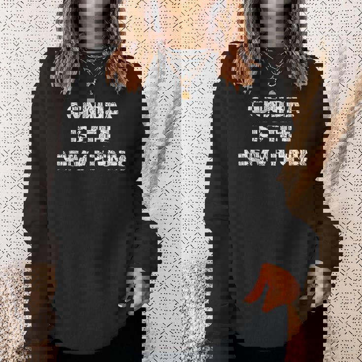 Cumbia Es El Nuevo Punk Para Los Amantes De Cumbia Punk Punk Camisa de entrenamiento Regalos para ella