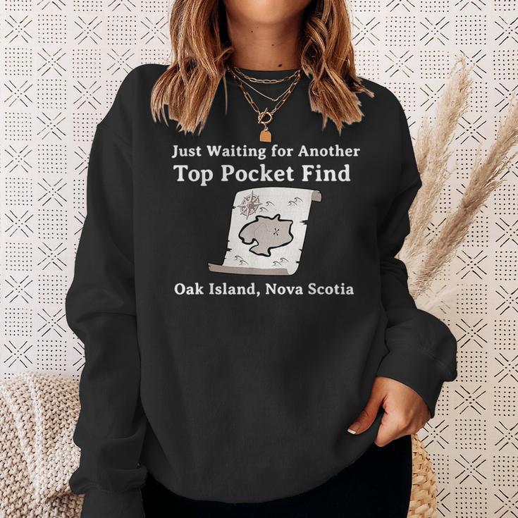 Curse Of Oak Island Metal Detecting Top Pocket Find Sweatshirt Gifts for Her