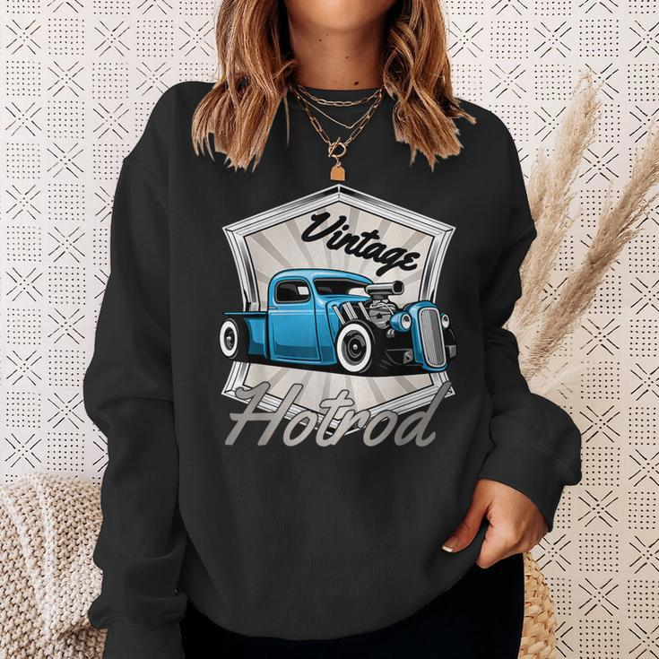 Custom Car Enthusiasts Retro Hotrod Vintage Hot Rod Sweatshirt Gifts for Her