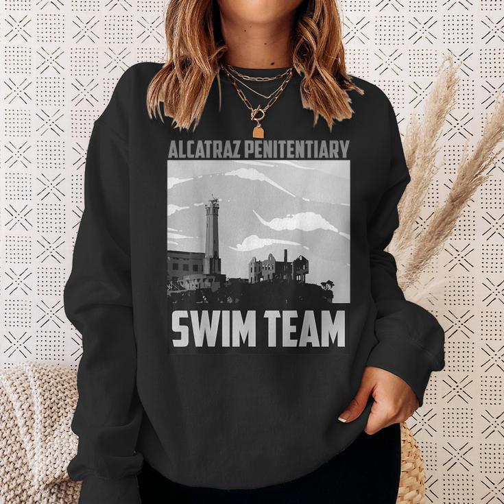 Cute Fancy Alcatraz Penitentiary Swim Team Sweatshirt Gifts for Her