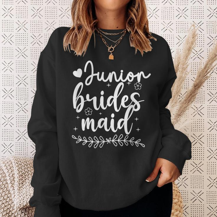 Cute Junior Bridesmaid Wedding Junior Bridesmaid Party Sweatshirt Gifts for Her