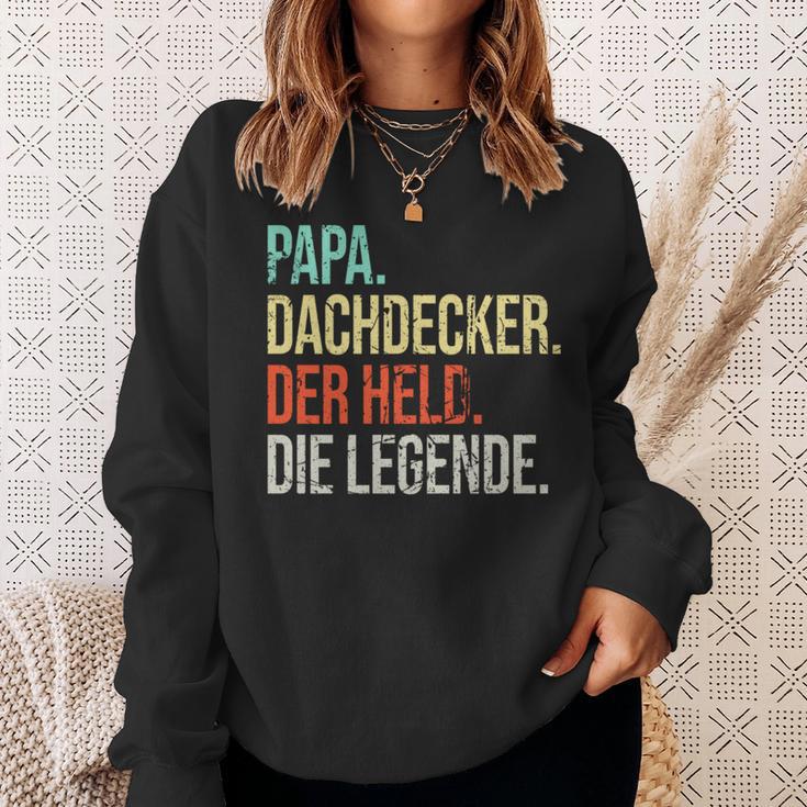 Dachdecker Papa Legendeaterintage Spruch Sweatshirt Geschenke für Sie