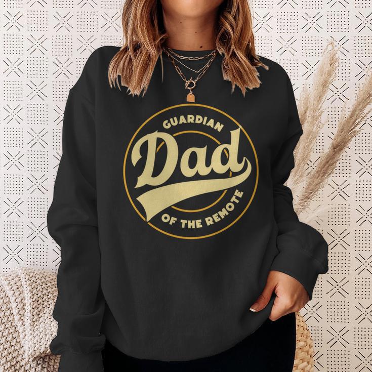 Dad Guardian Lustige Fernbedienung Tvatertag Papa Pops Daddy Da Sweatshirt Geschenke für Sie