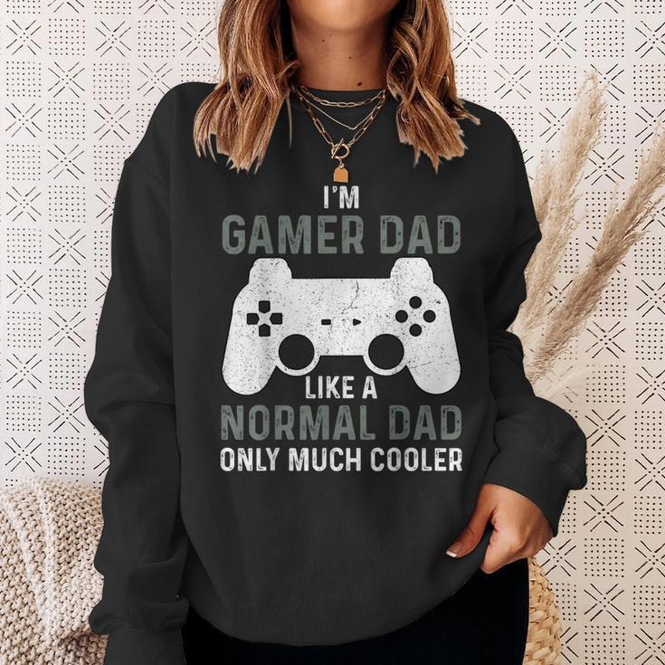 My Dad Video Games First Father's Day Presents For Gamer Dad Sweatshirt Gifts for Her