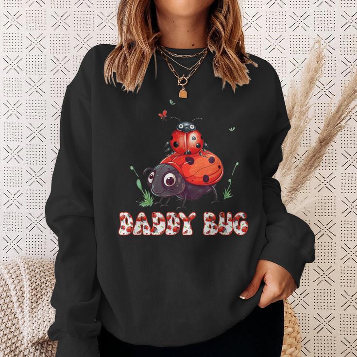 Daddy Bug Ladybug Lover Cute Dad Fathers Day Insect Sweatshirt Gifts for Her