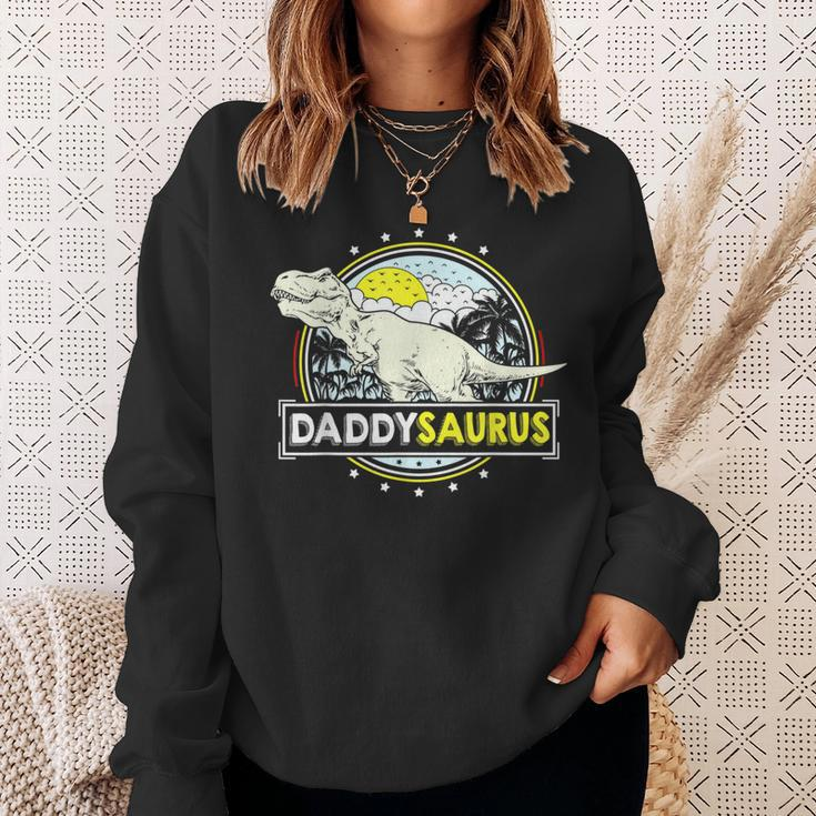 Daddysaurus For DadRex Dinosaur Fathers Day Sweatshirt Gifts for Her