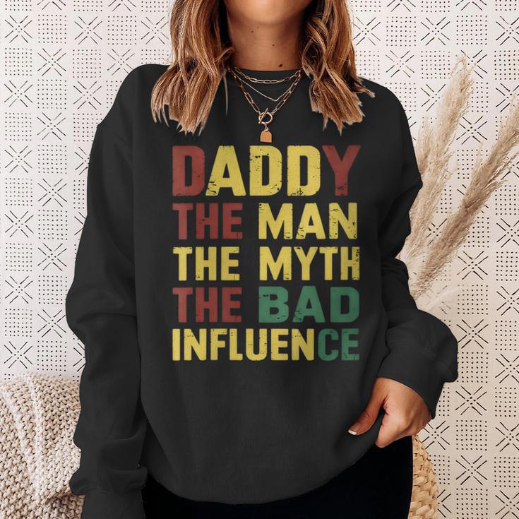 Damen Papa Amatertag 2024Intage 90Er Jahre Stil Bekleidung Mit-Ausschnitt Sweatshirt Geschenke für Sie