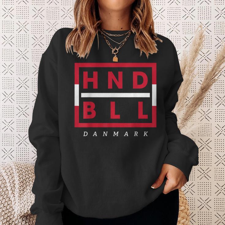 Danmark Fan Hndbll Handballer Sweatshirt Geschenke für Sie