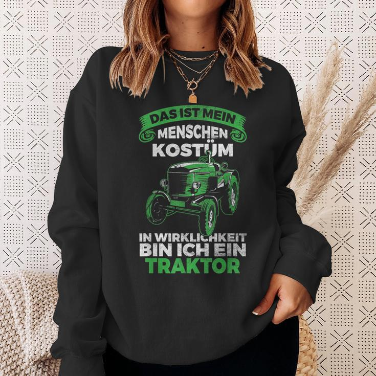 Das Ist Mein Menschenschostüm In Echt Bin Ich Ein Traktor Sweatshirt Geschenke für Sie