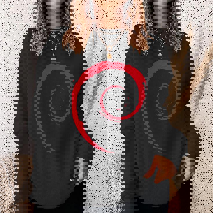Debian Spiral Logo Os Open Source Pour Les Amoureux De Linux Sweater e Cadeaux pour elle