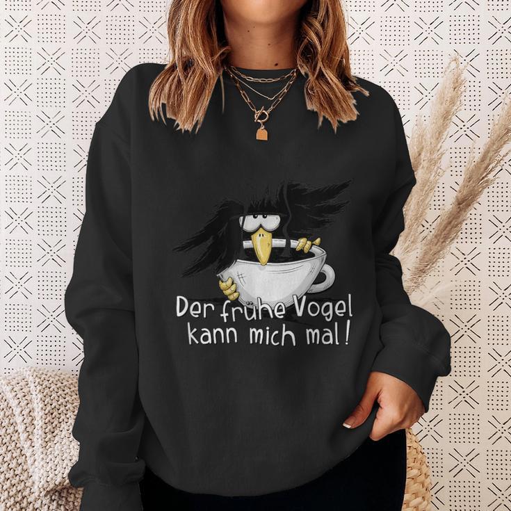 Der Früheogel Kann Mich Mal Kaffee Raven Gray Sweatshirt Geschenke für Sie