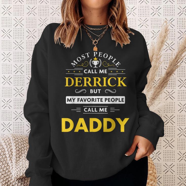 Derrick Name Daddy Sweatshirt Gifts for Her