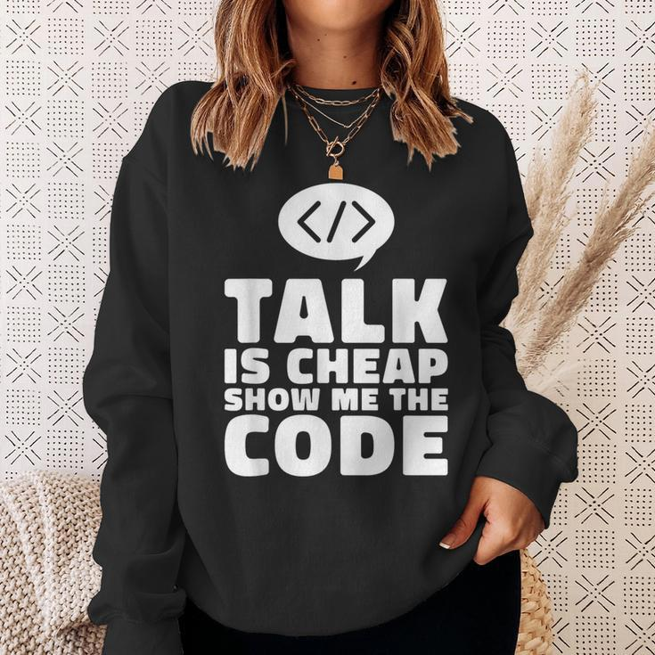 Developer Informatik Coder Code Programmer Sweatshirt Geschenke für Sie