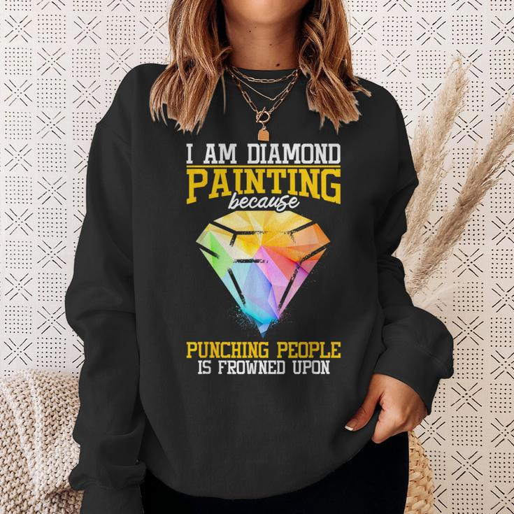 Diamond Painting Lover Tools Pen Diamond Artist Painter Sweatshirt Gifts for Her