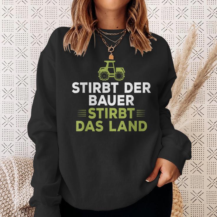 Dies Der Bauer Dies Das Land Landwirte Zukunft Demo Sweatshirt Geschenke für Sie