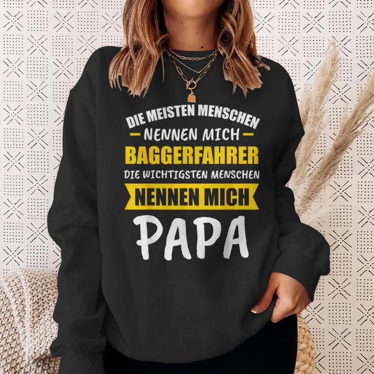 Digger Excavator Driver Dad Slogan Sweatshirt Geschenke für Sie