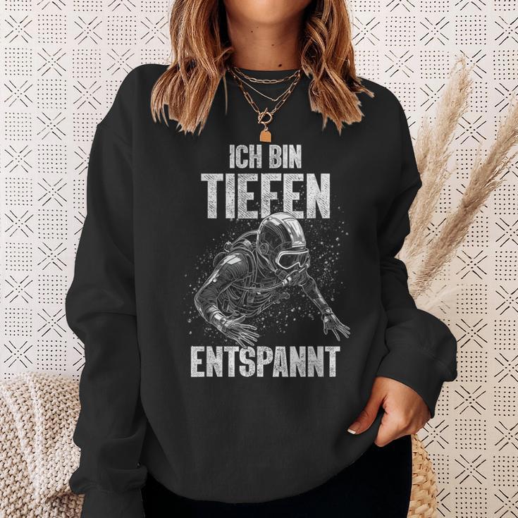 Diving Ich Bin Tief Rela Sweatshirt Geschenke für Sie