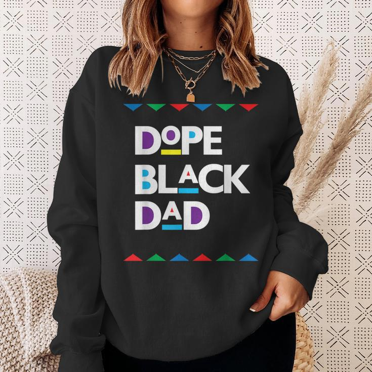 Dope Black Dad Dope Black Christmas Fathers Day Sweatshirt Gifts for Her
