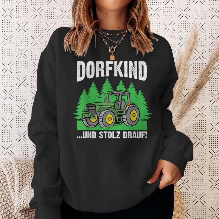 Dorfkind Und Stolz Drauf Farmer Farmer Sweatshirt Geschenke für Sie