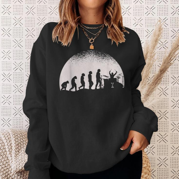 Drum Full Moon Evolution Drum Kit Sweatshirt Geschenke für Sie