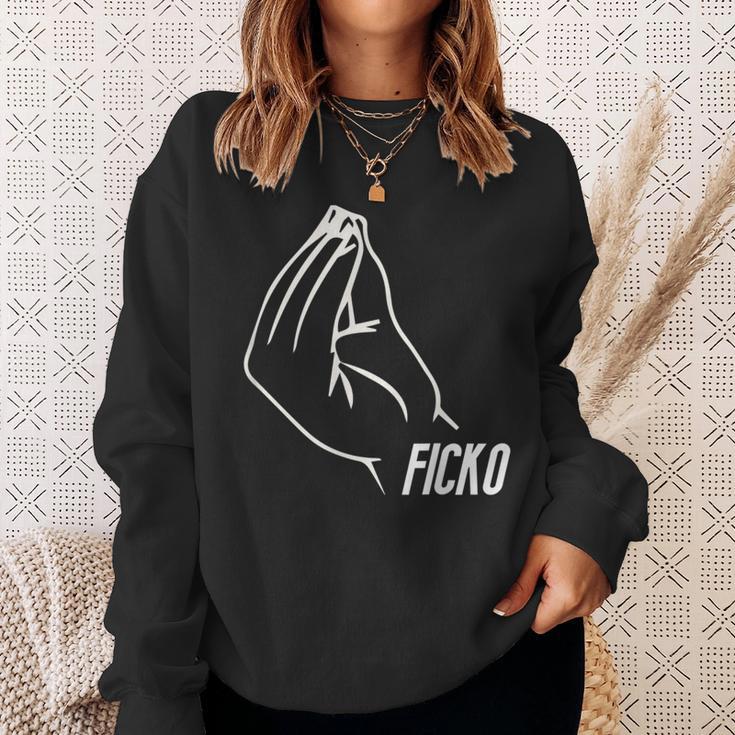 'Du Bisch Ein Ficko' 'Du Bisch Ein Ficko' 'Resin- Sweatshirt Geschenke für Sie