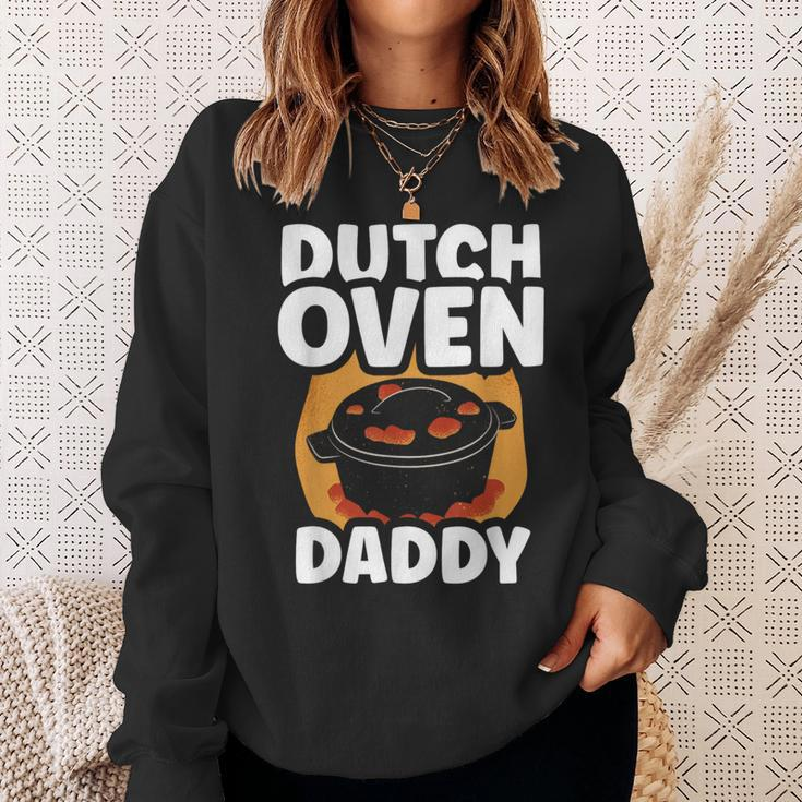 Dutch Oven Daddy Metal Iron Bbq Lover Dutch Oven Dad Father Sweatshirt Gifts for Her