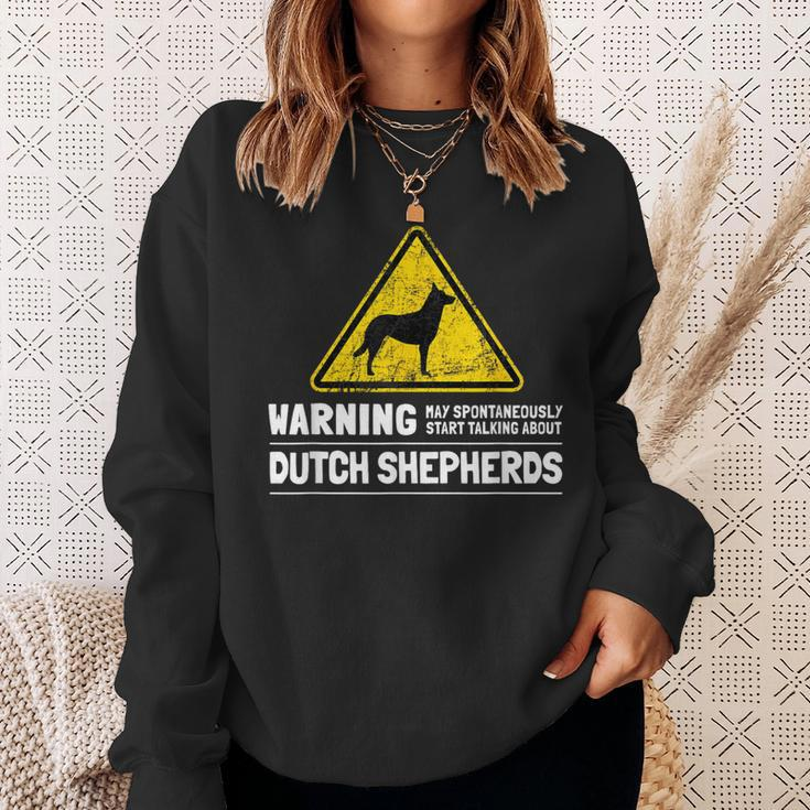 Dutch Shepherd Dog Lovers Dog Humor Sweatshirt Gifts for Her