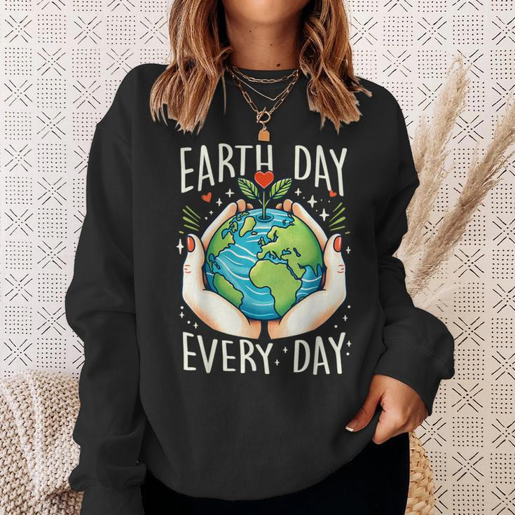 Earth Day Everyday Planet Anniversary Sweatshirt Gifts for Her