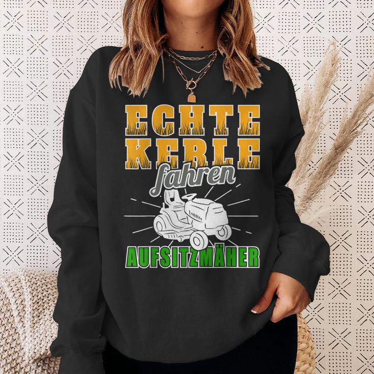 Echte Kerle Fahren Ride-On Mower Sweatshirt Geschenke für Sie