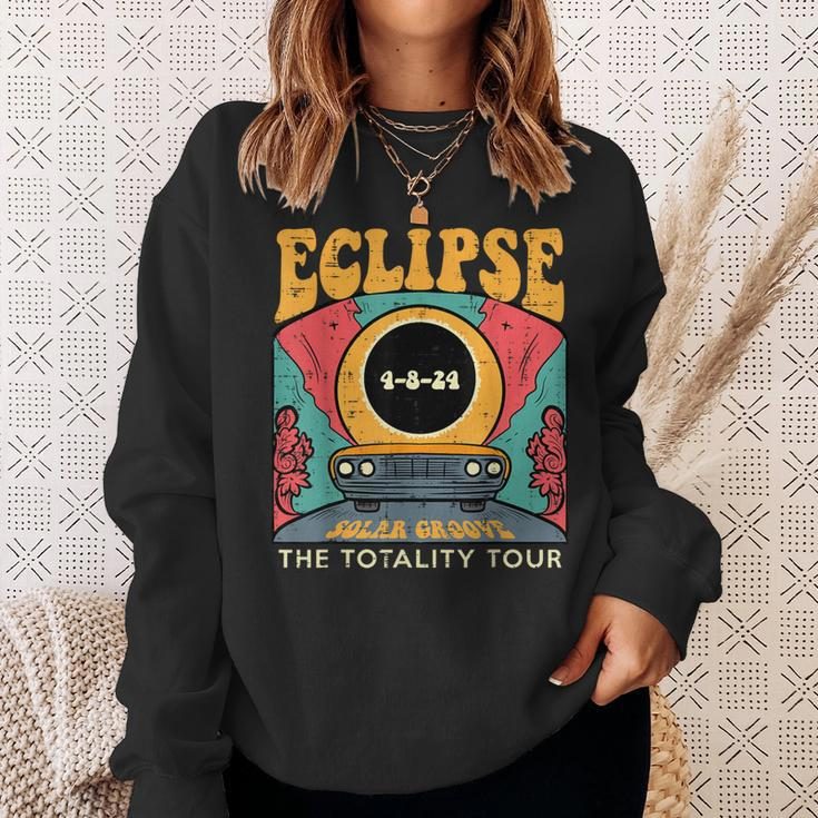 Eclipse Solar Groove Totality Tour Retro 4824 Women Sweatshirt Gifts for Her