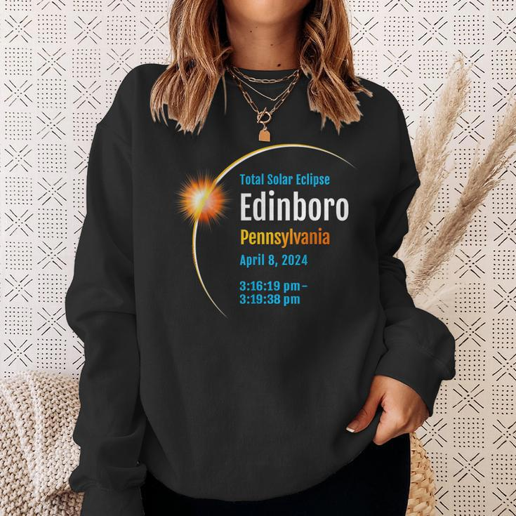 Edinboro Pennsylvania Pa Total Solar Eclipse 2024 1 Sweatshirt Gifts for Her