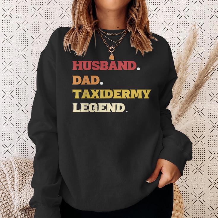 Ehemann Papa Taxidermie-Legende Taxidermie Präparator Sweatshirt Geschenke für Sie