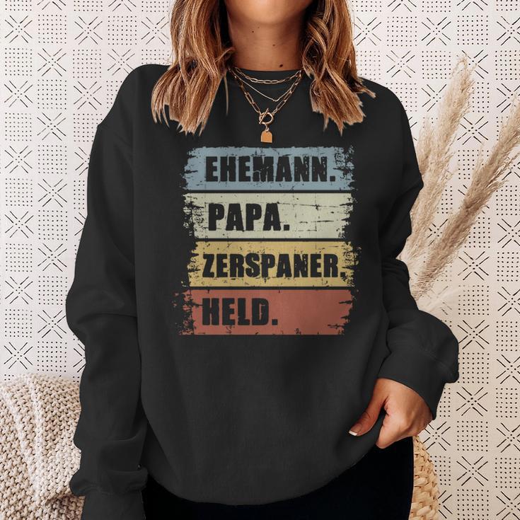 Ehemann Papa Zerspaner Held Zerspanungsmechanikeratertag Sweatshirt Geschenke für Sie