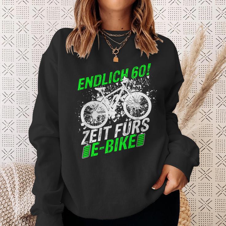 Endlich 60 Zeit Zum E-Bike Sweatshirt Geschenke für Sie