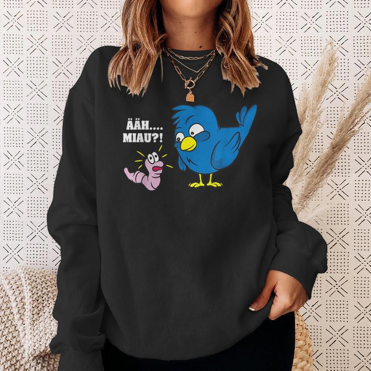 Erh Meow Bird And Worm Joke Sweatshirt Geschenke für Sie