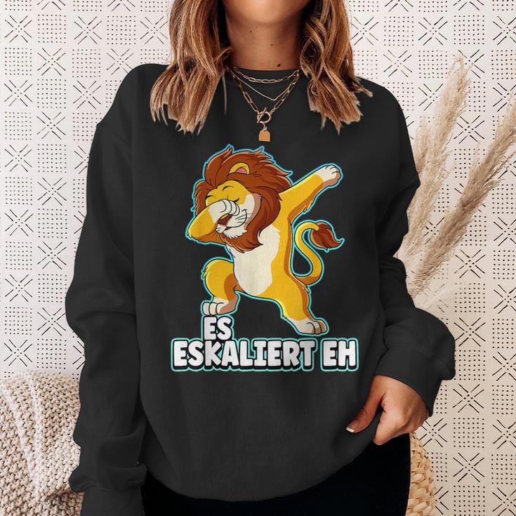 Es Eskaliert Eh Lion Black S Sweatshirt Geschenke für Sie