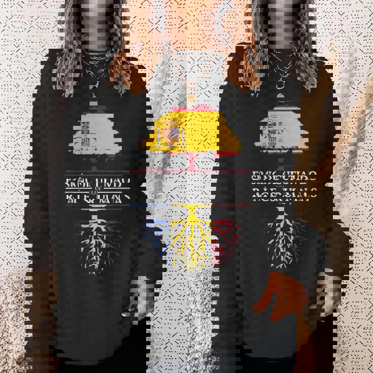 Español Cultivado Con Raíces Rumanas Rumania Camisa de entrenamiento Regalos para ella