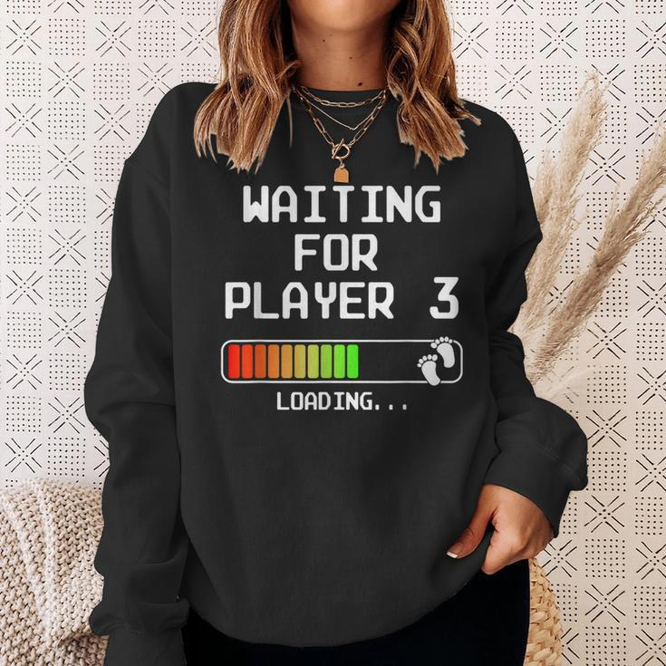 Expectant Dad To Be Gamer Pregnancy Announcement Player 3 Sweatshirt Gifts for Her