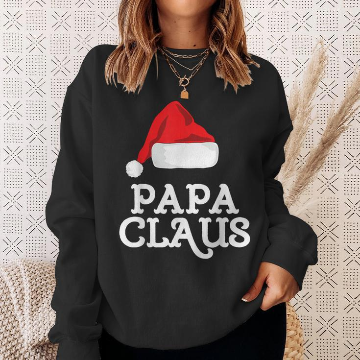 Family Papa Claus Christmas Santa's Hat Matching Pajama Sweatshirt Gifts for Her