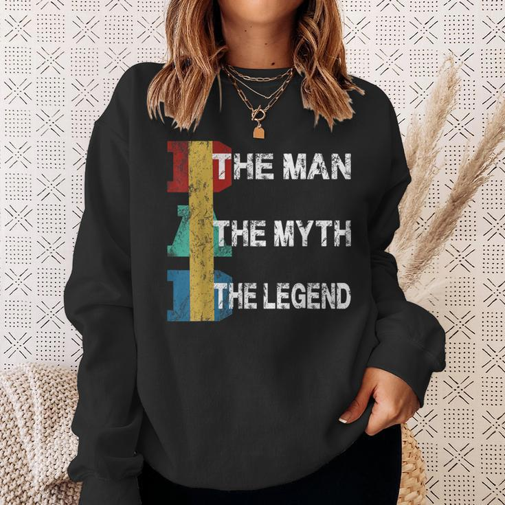 Fanny Dad The Man The Myth The Legend Papa Dad Fathers Day Sweatshirt Gifts for Her