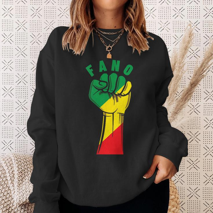 Fano Fist With The Ethiopian Flag Sweatshirt Gifts for Her