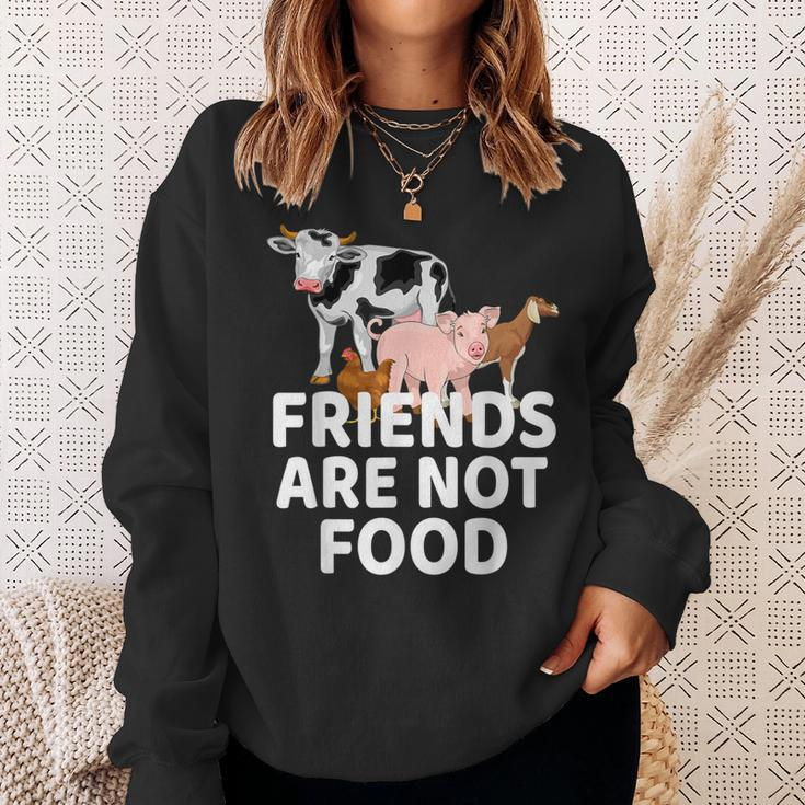 Farm Animal Friends Are Not Food Sweatshirt Gifts for Her