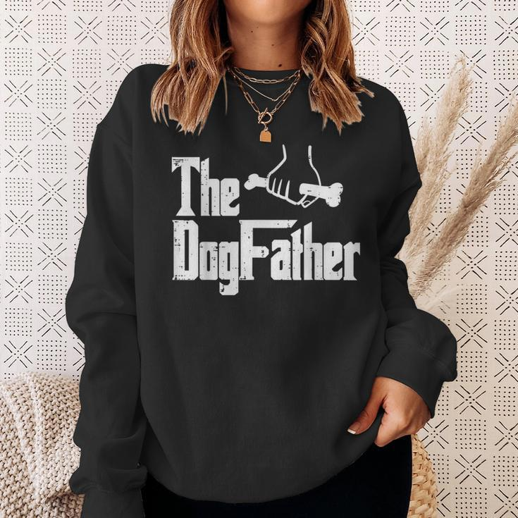 Fathers Day The Dog Father Movie Pun Fur Papa Dad Sweatshirt Gifts for Her