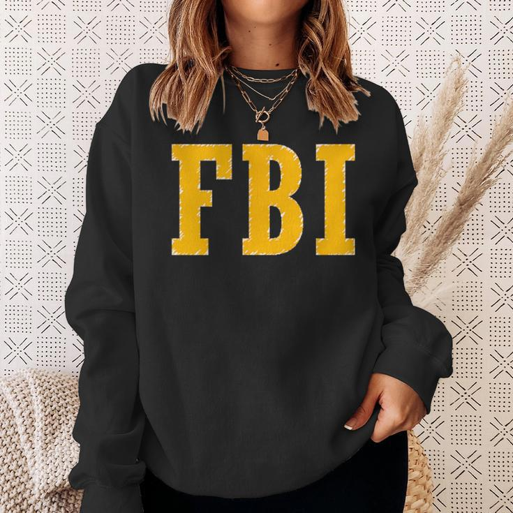 Federal Bureau Of Investigation Fbi Costume Logo Sweatshirt Gifts for Her