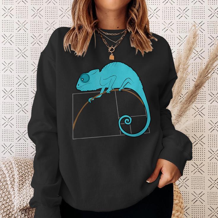 Fibonacci Chameleon Sweatshirt Geschenke für Sie