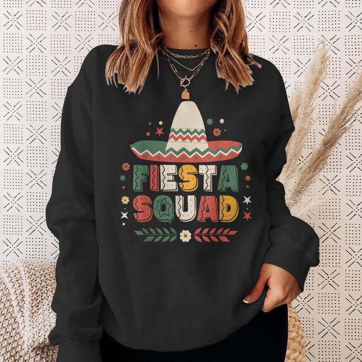 Fiesta Squad Family Matching Cinco De Mayo Sweatshirt Gifts for Her