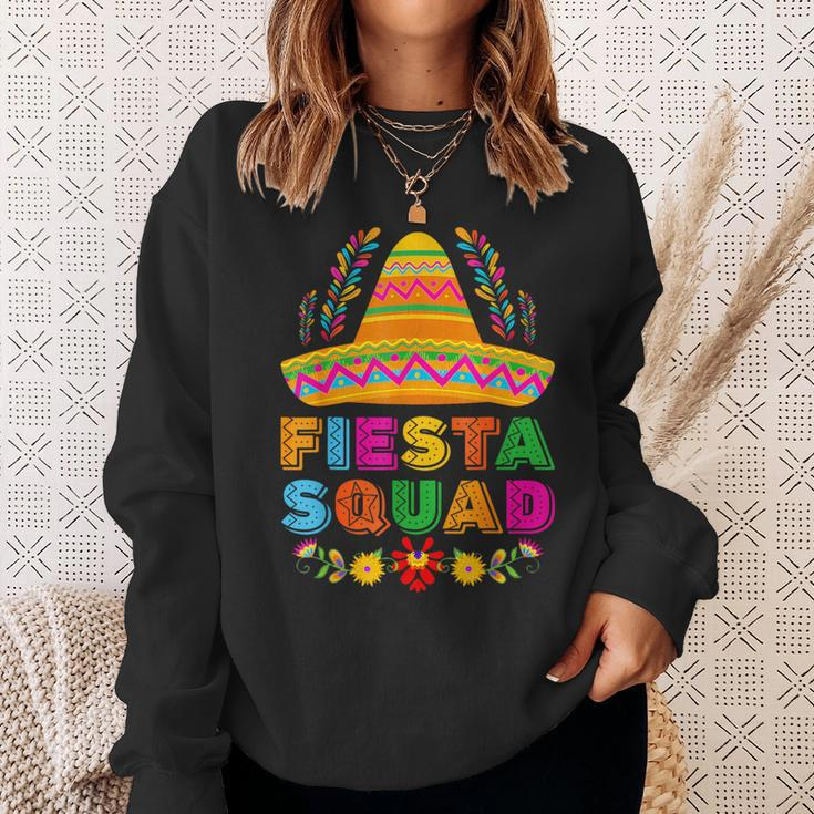 Fiesta Squad Tacos Mexican Party Fiesta Squad Cinco De Mayo Sweatshirt Gifts for Her