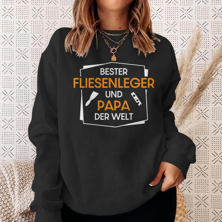 Fliesenleger Geschenk Idee Fliesenater Papa Beruf Sweatshirt Geschenke für Sie