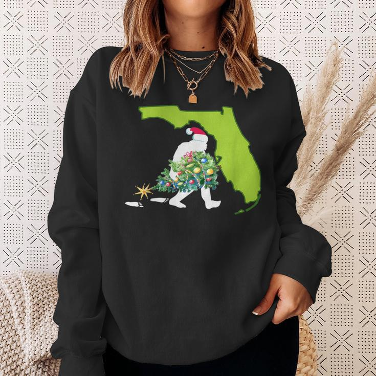 Florida Bigfoot State Christmas TreeSweatshirt Gifts for Her